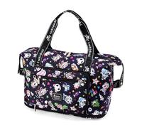 Tokidoki Unicorno 40L Foldable Expandable Travel Duffle Bag, Weekender Overnight Gym Duffel Luggage Carry On Bag for Women Girls