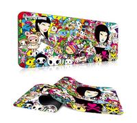 tokidoki Unicorno Mouse Pad Large Gaming Computer Mouse Pad Extended Keyboard Desk Accessories for Office Computer Laptop（Multicolor 35.4 * 15.7 inch）