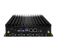 Tokigns Fanless Mini PC, I5 7200U, 8GB DDR4, 256GB SSD Industrial Mini Computer, 4K Display, 5xCOM RS232, 1xCOM RS485, Metal Case