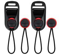 TOKIISHE Camera Straps Quick Release Adapter, 2 Pcs Camera Strap Rapid Connectors Mirrorless with Base, Connection Buckle Kit for Universal Camera Strap (Black)