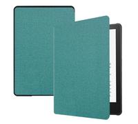 TOKILO Case for 6.8 inch eBook Reader(11th Generation 2021 Release), Ultra Slim Lightweight Premium PU Leather Cover with Auto Wake/Sleep, Not Compatible with iPad 6.8" e-Reader, Cloth GreenBlue