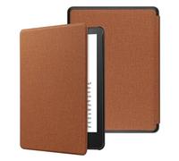 TOKILO Case for 7" eReader 12th Generation 2024 Released, Ultra Slim Soft PU Shell & TPU Back Cover Auto-Wake/Sleep, Not for iPad 6.8" eReader (11th Generation-2021) (A1-Brown)