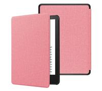TOKILO Case for 7" eReader 12th Generation 2024 Ultra Slim Soft PU Shell Cover Case with Auto-Wake/Sleep, Not for 6.8", Pink