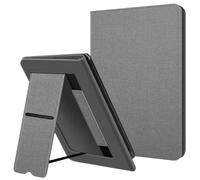 TOKILO Case for Kindle Paperwhite 7" E-Reader (12th Gen, 2024 Release), Soft PU Leather Cover with Auto Wake/Sleep Hand Strap Foldable Stand, Incompatible iPad 7ʺ or 6.8" eReader (B1-Grey)