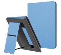 TOKILO Case for Paper White 7" E-Reader (12th Gen, 2024 Release), Soft PU Leather Cover with Auto Wake/Sleep Hand Strap Foldable Stand, Un Compatible with LG 7ʺ or 6.8" eReader (Light Blue)