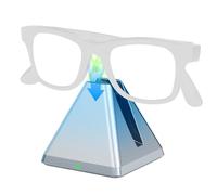 Tokismet Charging Dock Compatible with RayBan Meta Smart Glasses & Oakley Meta - LED Indicator, Safety Chip & Stable Base - Works as Charging Stand (Blue)