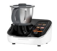 TOKIT Omni Cook Robot, All-in-1 Multi-Cooker, 35℃-180℃, 7" Touchscreen 3000+ Guided Recipes, Slow Cooker, Chopper, Steamer, Juicer, Blender, Boil, Sous-Vide, Knead, Weigh, 2.2L, Black