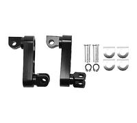Tokiudeeir Motorcycle Adjustable Passenger Footpegs Highway Pegs Male Mount Foot Peg Clamp Support Extensions Bracket for B