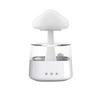 Tokiudeeir Rain Cloud Humidifier Essential Oil Humidifier Ultrasonic Atomizer Household Power Supply 5V 2A Non-Rechargeable