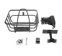 Tokiudeeir Wire Lift-Off Rear Basket Bicycle Rear Basket Iron Hanging Basket Thickened and Widened Bicycle Basket for Bicycles