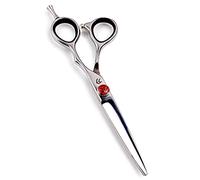 Tokko Katana Classic Professional Razor Edge 440C Japanese Stainless Steel Hair Cutting Scissors 6.5" Barber Shears with Adjustment Screw and Leather Case