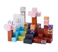 Tokky 100-Piece Magnetic Blocks Mine World Pixel Blocks STEM Montessori Enlightenment Toys Strong Magnetic ABS Safe Material Creative Adventure Building Blocks Color Box Packaging CFD15