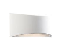 Toko Indoor Wall Light - LED Modern Wall Wash Light - 3W LED COB Gypsum Plaster Moon Sconce - Up/Down Wall Lights for Living Room, Bedroom, and Hallway - LED Integrated 3000K Warm White