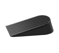 TOKPLNU Door Stops, Extra Large Rubber Door Wedges Heavy Duty Black Door Stoppers Wedge for Floor, Non-Slip Door Stop Holder for Patio, Gates, Garden, Kitchen, Offices
