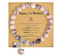 TOKSAM 13th 16th 21st 30th 40th 50th 60th 70th Birthday Gifts for Women, Beaded Bracelets Christmas Gifts for Women Sister Mom Daughter Grandma Wife Granddaughter, One size, Stone, no gemstone