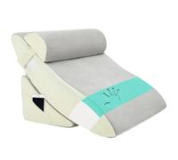TokSay Orthopedic Bed Wedge Pillow Set - Adjustable Memory Foam for Post-Surgery Neck and Back Pain Relief Heartburn Acid Reflux Reading Sleeping Support