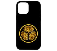 Tokugawa Shogun Japanese Samurai Mon Symbol Case for iPhone 12 Pro Max