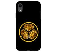 Tokugawa Shogun Japanese Samurai Mon Symbol Case for iPhone XR