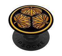Tokugawa Shogun Japanese Samurai Mon Symbol PopSockets Adhesive PopGrip