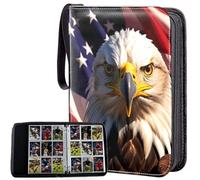 TOKVY Card Binder with D-ring and Push Button to Open and Close the Rings, Trading Card Binder, Our Top Loader Binder Holds up to 990 Cards, Unique, Durable and Stylish Design, Heavy Duty Zipper