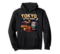 Tokyo After Dark Vinyl Running Coffee Japanese Music Lover Pullover Hoodie
