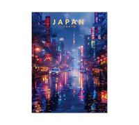 Tokyo at Night，Jigsaw Puzzles for Adults 1000 Piece, Classic Puzzle Teens Boys Girls Puzzles Sturdy Tight Fitting Pieces,Letters On Back for Ideal Challenging And Gift（38x26cm）-AC35
