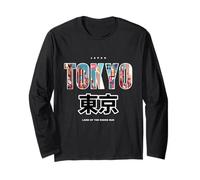 Tokyo Big Japanese City Japan Cool Street Art Design Long Sleeve T-Shirt