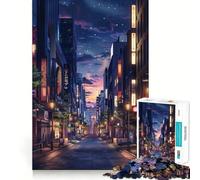 Tokyo by Night 1000 Piece Jigsaw Puzzle for Adults Brain Challenge Toy Group Play Clear Cut Lovely Present 50x75cm