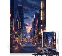Tokyo by Night 1000 Pieces Jigsaw Puzzles for Adults Smart Game Stress Release Pattern Assembly Xmas Surprise 38x52cm
