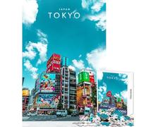 Tokyo Capital of Japan for Adults 1000 Piece Puzzle Train Logical Thinking And Problem-solving Relaxing Stress Free Enjoyment (38x26cm)