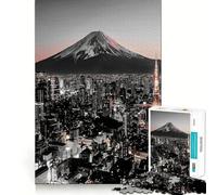 Tokyo City at Sunset Jigsaw Puzzles 1000 Piece for Teenagers Mind Skill Toy Cozy Relax Design Assembly Thoughtful Gift 38x52cm