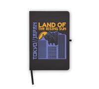 Tokyo City Land of the Rising Sun Japan Notebook, Blank Pages, Faux Leather Cover, Planner, Journal, Workbook