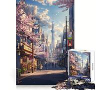 Tokyo City View 1000 Pieces Jigsaw Puzzles for Teenagers Mind Skill Toy Leisure Fun Design Assembly Elegant Gift 38x52cm