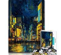 Tokyo Cityscape Jigsaw Puzzles for Teenagers 1000 Pieces,Learning Educational Toys Family Games Birthday Present,Gifts (50x75cm)