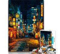 Tokyo Cityscape Jigsaw Puzzles for Teenagers 1000 Pieces,Learning Educational Toys Family Games Birthday Present,Gifts (50x75cm)