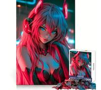 Tokyo Cyberpunk Angel 1000 Pieces Jigsaws Adults Puzzles Logic Boost Toy Bonding Time Premium Edge Premium Gift 50x75cm