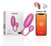 Tokyo Delight Pink Vibrating Egg 7.5x3.2cm with Free App Control, Width 3.2 cm, Length 7.5 cm, Poids 0.256 Kg, Color Pink