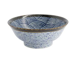 Tokyo Design Studio - Aisai Seigaiha Ramen Bowl, 1,3 L - Blue
