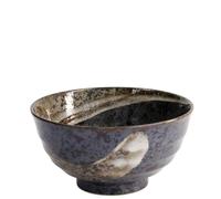 Tokyo Design Studio Arahake Tayo Bowl 900ml - 17 X 9CM, Black/Brown