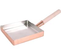 Tokyo Design Studio Copper Tamago Pan 21 cm, Multi-Colour, 21 x 21 x 5 cm
