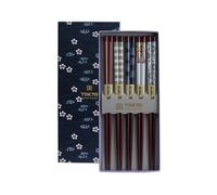 Tokyo Design Studio Mixed Design Set of 5 Chopsticks Giftset