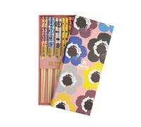 Tokyo Design Studio Pink Flowers Set of 5 Chopsticks Giftset