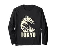 Tokyo Dragon Wave Crest Japanese Woodblock Pride Long Sleeve T-Shirt