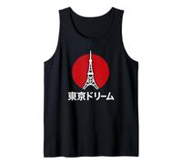 Tokyo Dream Minimal Japanese Skyline Tank Top