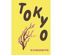 TOKYO - EXQUISITE, Yellow, Pink, Preppy Room Decor Aesthetic, Decorative Books, Coffee Table Books Decor, Lined Journal, Travel Journal, Writing, Notebook, Bookshelf
