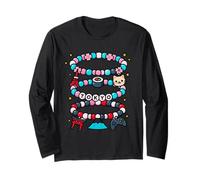 Tokyo Friendship Bracelet Bead Charm Japan Travel Design Long Sleeve T-Shirt
