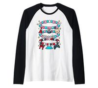 Tokyo Friendship Bracelet Bead Charm Japan Travel Design Raglan Baseball Tee