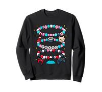 Tokyo Friendship Bracelet Bead Charm Japan Travel Design Sweatshirt