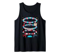 Tokyo Friendship Bracelet Bead Charm Japan Travel Design Tank Top