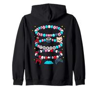 Tokyo Friendship Bracelet Bead Charm Japan Travel Design Zip Hoodie